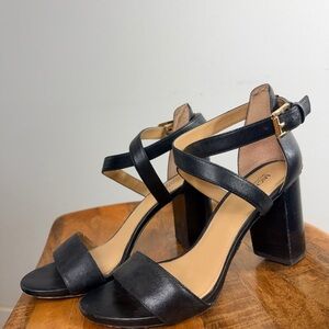 Michael Kors Black Strappy Heels